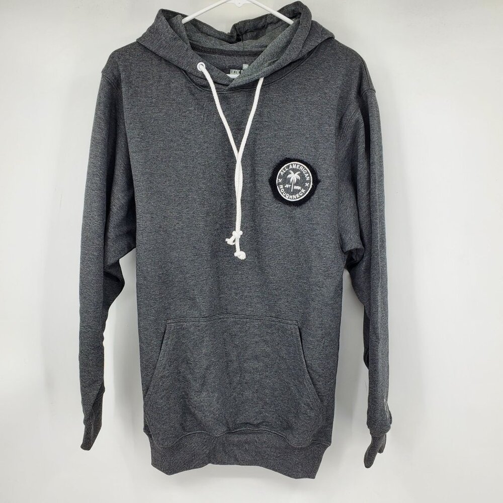 All American Roughneck Here To Work Easy Living French Terry‎ Hoodie XS